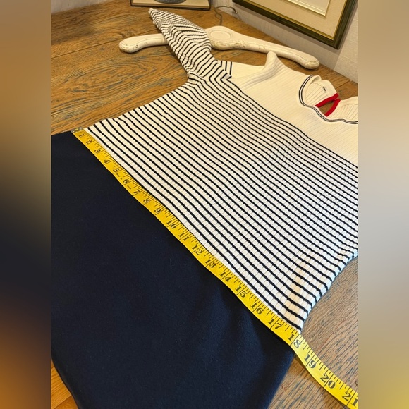 💙SAINT JAMES Dress – Navy & White – Size 12 (US) - Picture 11 of 14